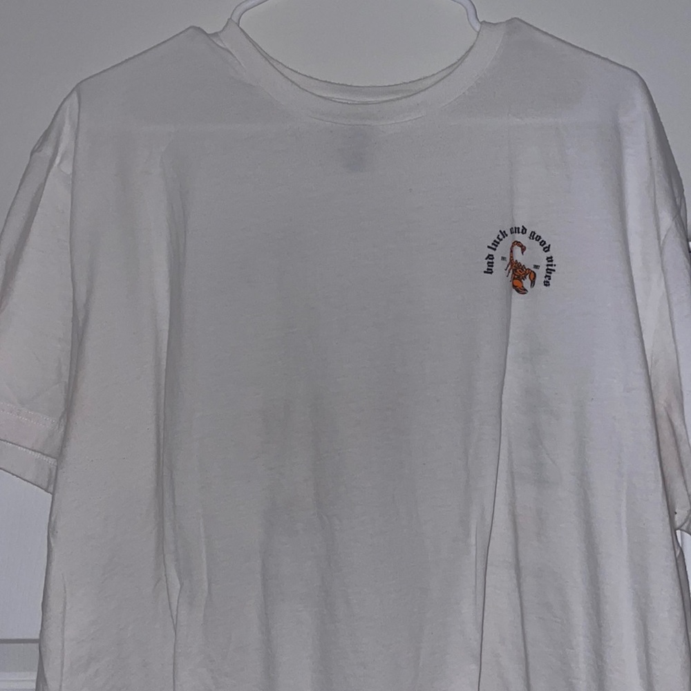 White Graphics Tee